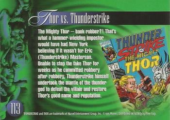 1995 Flair Marvel Annual #113 Thunderstrike Back