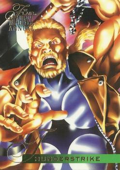 1995 Flair Marvel Annual #113 Thunderstrike Front