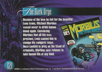 1995 Flair Marvel Annual #121 Morbius Back