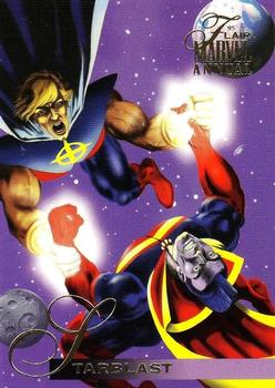 1995 Flair Marvel Annual #129 Starblast Front