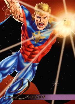 1995 Flair Marvel Annual #131 Quasar Front