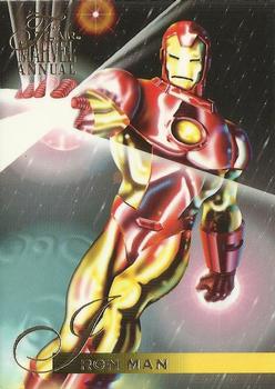 1995 Flair Marvel Annual #133 Iron Man Front