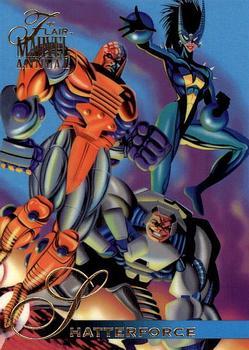 1995 Flair Marvel Annual #148 Shatterforce Front