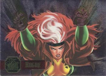 1995 Flair Marvel Annual - PowerBlast #4 Rogue Front