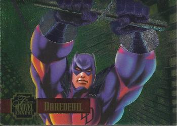 1995 Flair Marvel Annual - PowerBlast #6 Daredevil Front