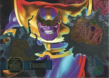 1995 Flair Marvel Annual - PowerBlast #21 Thanos Front