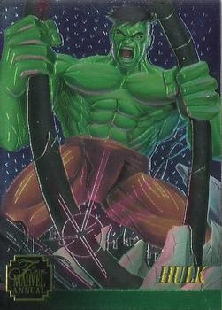 1995 Flair Marvel Annual - Chromium #5 Hulk Front