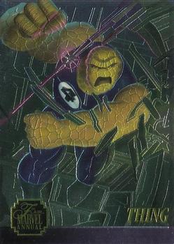 1995 Flair Marvel Annual - Chromium #4 Thing Front
