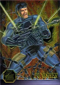 1995 Flair Marvel Annual - Chromium #9 Punisher Front