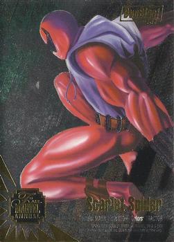 1995 Flair Marvel Annual - DuoBlast #1 Spider-Man / Scarlet Spider Back