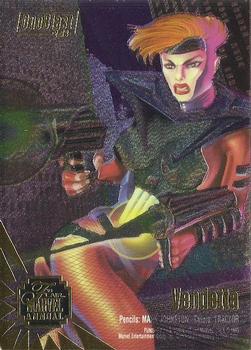 1995 Flair Marvel Annual - DuoBlast #2 Punisher 2099 / Vendetta Back