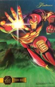 1995 Flair Marvel Annual - Promos #NNO Iron Man Front