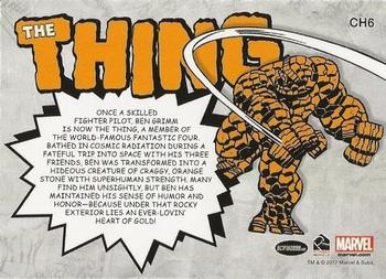 2012 Rittenhouse Marvel Bronze Age - Classic Heroes #CH6 The Thing Back