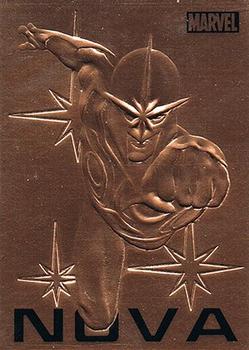 2012 Rittenhouse Marvel Bronze Age - Bronze Embossed #E1 Nova Front