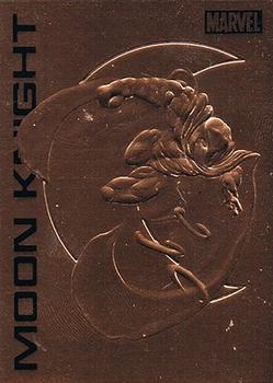 2012 Rittenhouse Marvel Bronze Age - Bronze Embossed #E3 Moon Knight Front