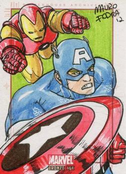 2012 Rittenhouse Marvel Bronze Age - Sketch Cards #NNO Mauro Fodra Front
