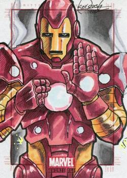 2012 Rittenhouse Marvel Bronze Age - Sketch Cards #NNO Stacey Kardash Front