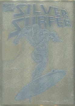1996 Authentic Images Marvel Classic Characters 24kt. Gold #NNO Silver Surfer Front
