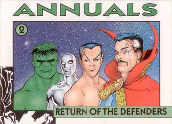 1992 Marvel Comics Annuals #2 Return of the Defenders Front