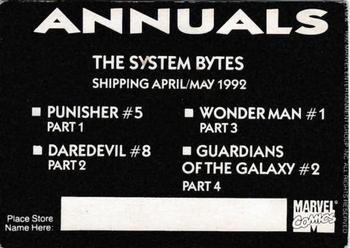 1992 Marvel Comics Annuals #3 The System Bytes Back