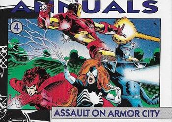 1992 Marvel Comics Annuals #4 Assault on Armor City Front