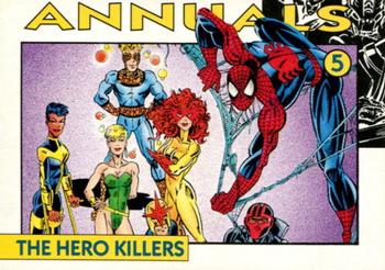 1992 Marvel Comics Annuals #5 The Hero Killers Front