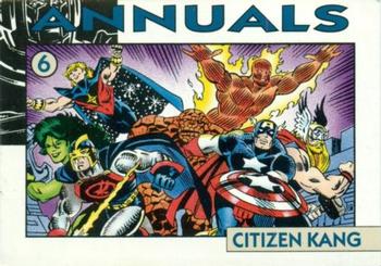 1992 Marvel Comics Annuals #6 Citizen Kang Front