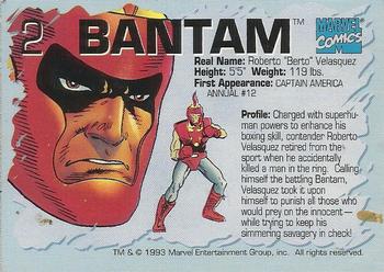 1993 Marvel Comics Annuals #2 Bantam Back