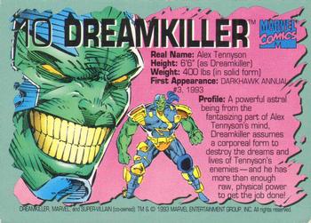 1993 Marvel Comics Annuals #10 Dreamkiller Back