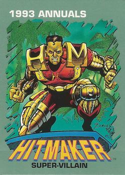 1993 Marvel Comics Annuals #11 Hitmaker Front