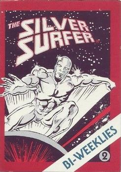 1992 Marvel Comics Bi-Weekly Promos #2 The Silver Surfer Front