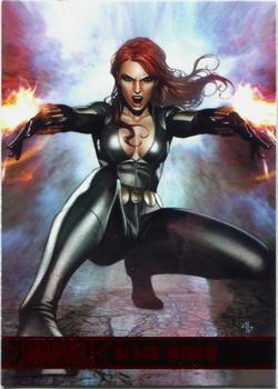 2012 Rittenhouse Marvel Greatest Heroes #9 Black Widow Front