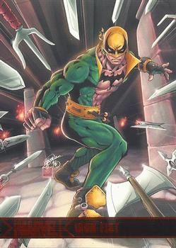 2012 Rittenhouse Marvel Greatest Heroes #41 Iron Fist Front