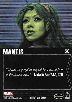 2012 Rittenhouse Marvel Greatest Heroes #50 Mantis Back
