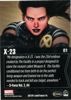 Marvel X-Men TCG CCG Classic Marve VS System: X-23 Laura Kinney Played Foil 