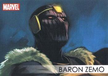 2012 Rittenhouse Marvel Greatest Heroes - Villains #V1 Baron Zemo Front