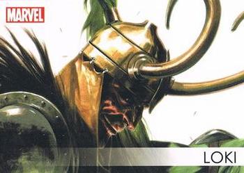 2012 Rittenhouse Marvel Greatest Heroes - Villains #V9 Loki Front