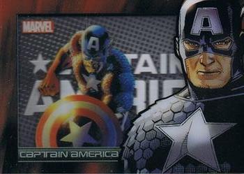 2012 Rittenhouse Marvel Greatest Heroes - Icons Shadowbox #S1 Captain America Front