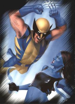 2010 Rittenhouse Marvel Heroes and Villains #53 Wolverine vs. Mystique Front