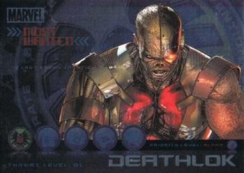 2010 Rittenhouse Marvel Heroes and Villains - Marvel's Most Wanted #M5 Deathlok Front
