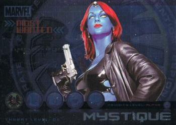 2010 Rittenhouse Marvel Heroes and Villains - Marvel's Most Wanted #M9 Mystique Front