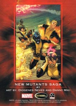 2010 Rittenhouse Marvel Heroes and Villains - Alliances #A1 New Mutants Back