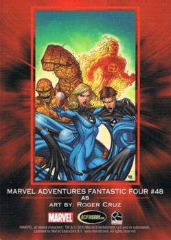 2010 Rittenhouse Marvel Heroes and Villains - Alliances #A5 Fantastic Four Back