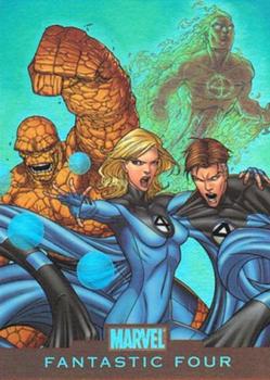 2010 Rittenhouse Marvel Heroes and Villains - Alliances #A5 Fantastic Four Front