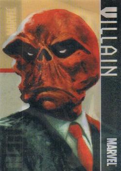 2010 Rittenhouse Marvel Heroes and Villains - Lenticular Flip Cards #L3 Captain America / Red Skull Front