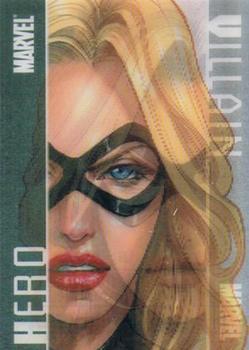 2010 Rittenhouse Marvel Heroes and Villains - Lenticular Flip Cards #L6 Ms. Marvel / Ms. Marvel Front