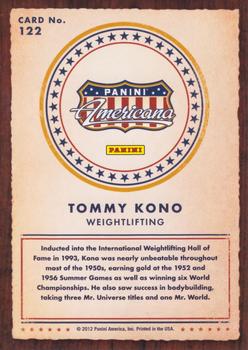2012 Panini Americana Heroes & Legends #122 Tommy Kono Back