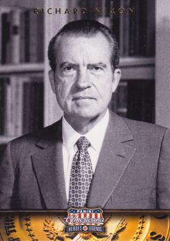 2012 Panini Americana Heroes & Legends #37 Richard Nixon Front