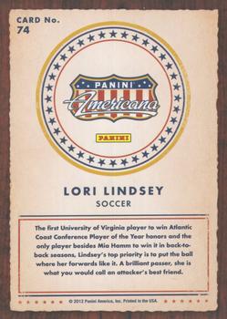 2012 Panini Americana Heroes & Legends #74 Lori Lindsey Back
