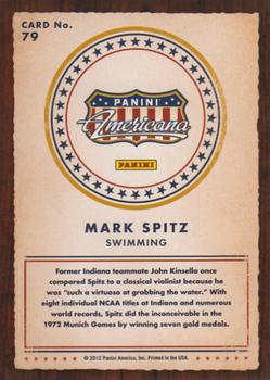 2012 Panini Americana Heroes & Legends #79 Mark Spitz Back